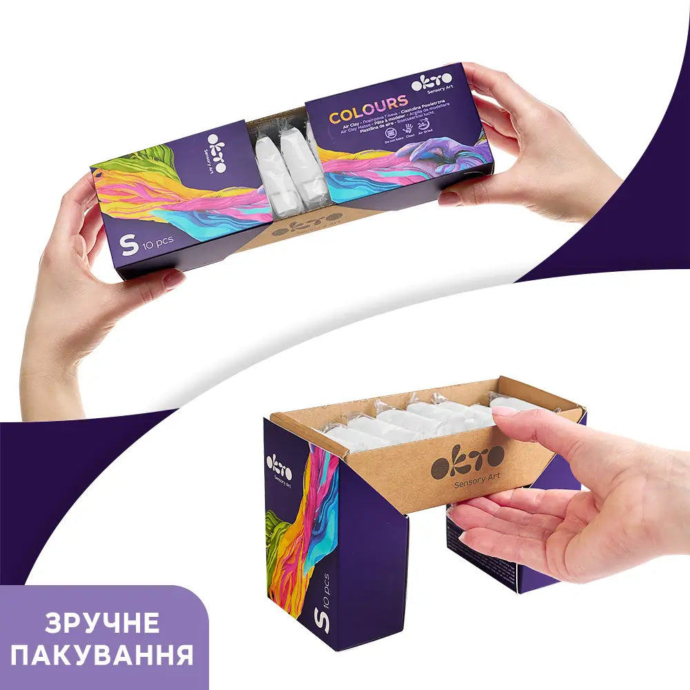 OKTO Colours повітряний пластилін бежевий (S - розмір)