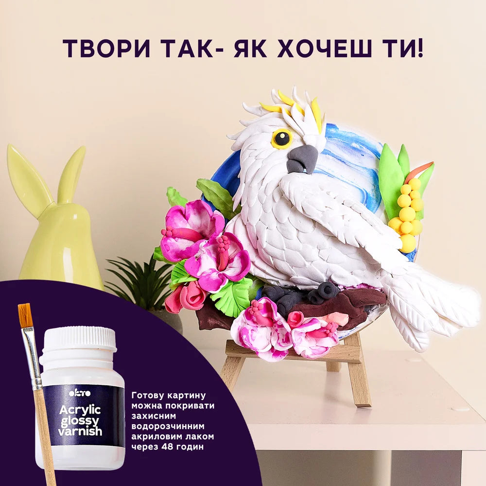 Обʼємний 3D набір Природа "Какаду"